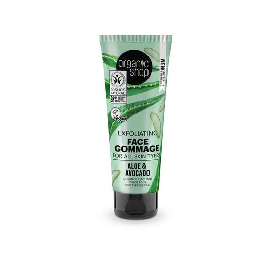 Organic Shop Gommage Gesichtspeeling für alle Hauttypen Avocado und Aloe von Organic Shop, 75 Ml