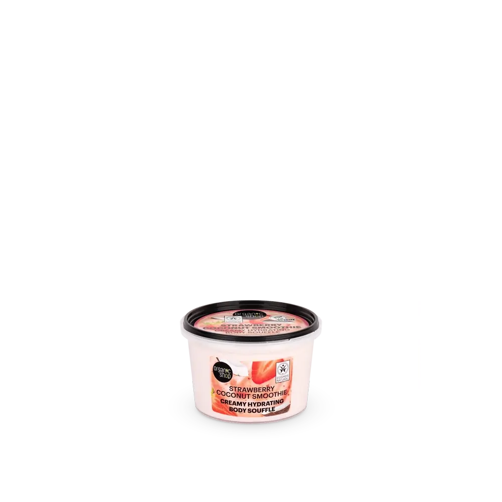 Organic Shop Erdbeere & Kokosnuss Cremiger Feuchtigkeits-Smoothie, 250 Ml