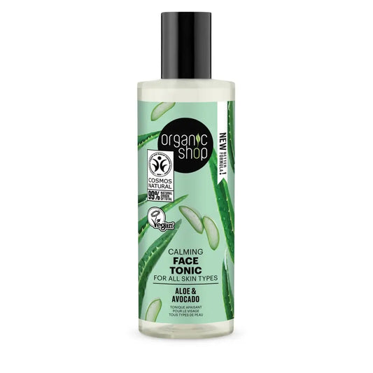 Organic Shop Beruhigendes Gesichtswasser für alle Hauttypen Avocado und Aloe von Organic Shop, 150 Ml
