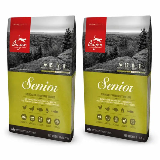 Orijen Canine Senior 2 X 11,4 Kg Hundefutter , Packung 2