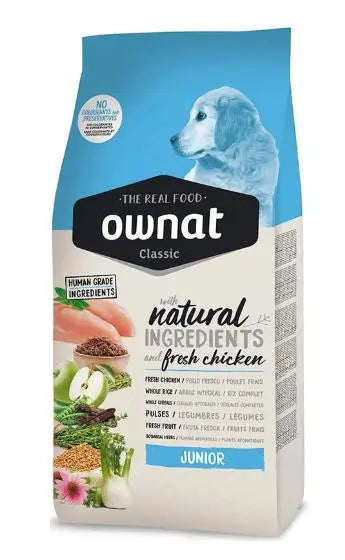 Ownat Classic Canine Junior 4kg, dog food for dogs