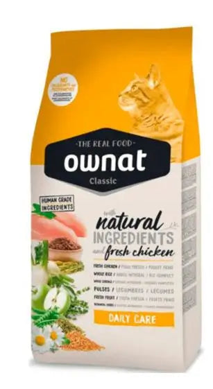 Ownat Classic Feline Adult Daily Care 15kg cat food