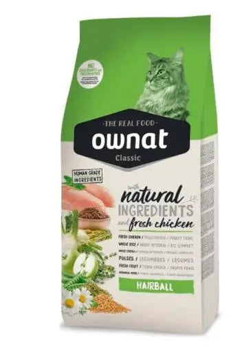 Ownat Classic Feline Adult Hairball 1,5Kg, cat food