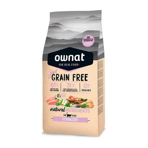 Ownat Just Feline Adult Sterilised Grain Free 8Kg, Katzenfutter