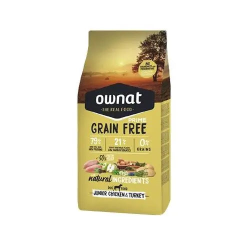 Ownat Prime Canine Junior getreidefreies Huhn 3kg , Hundefutter