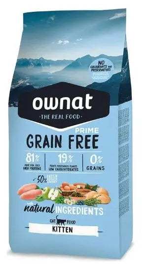 Ownat Prime Feline Feline Kitten Grain Free 1Kg , cat food