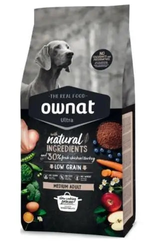 Ownat Ultra Canine Adult Medium 3kg, Hundefutter für Hunde