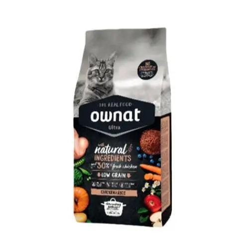 Ownat Ultra Feline Adult Chicken Rice 1,5Kg, cat food