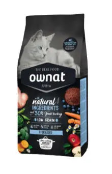 Ownat Ultra Feline Adult Sterilisiert 1,5kg, Katzenfutter