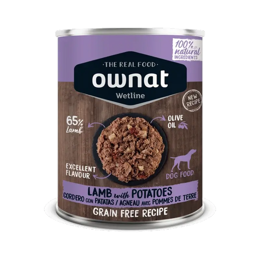 Ownat Wetline Canine Lamm mit Kartoffeln 12X395Gr