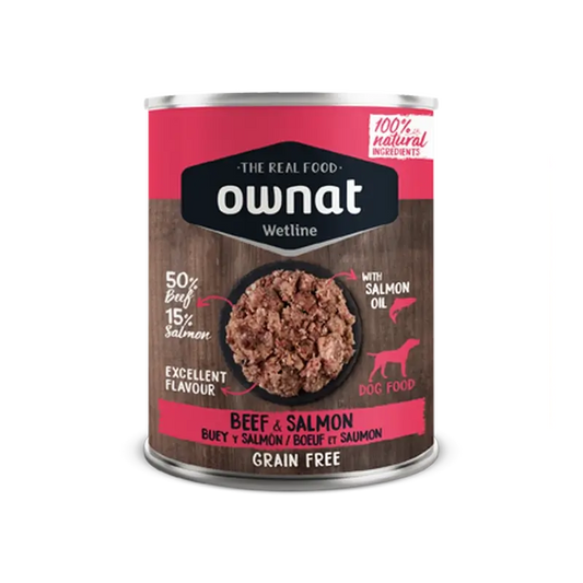 Ownat Wetline Canine Rindfleisch & Lachs 12X395Gr