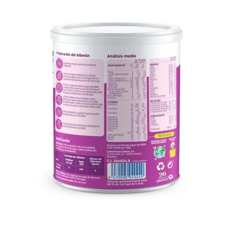 Packung 12 X Blemil Plus 2 Fh Formula 400g