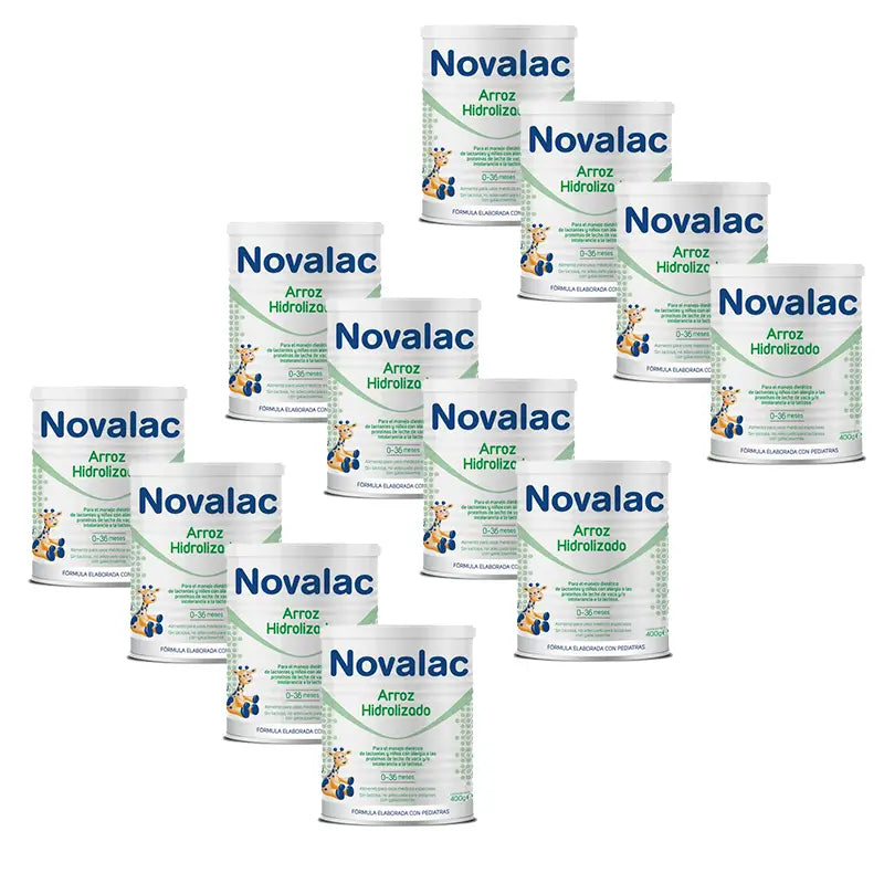 Novalac Hydrolysed Rice, Pack 12 X 400 g