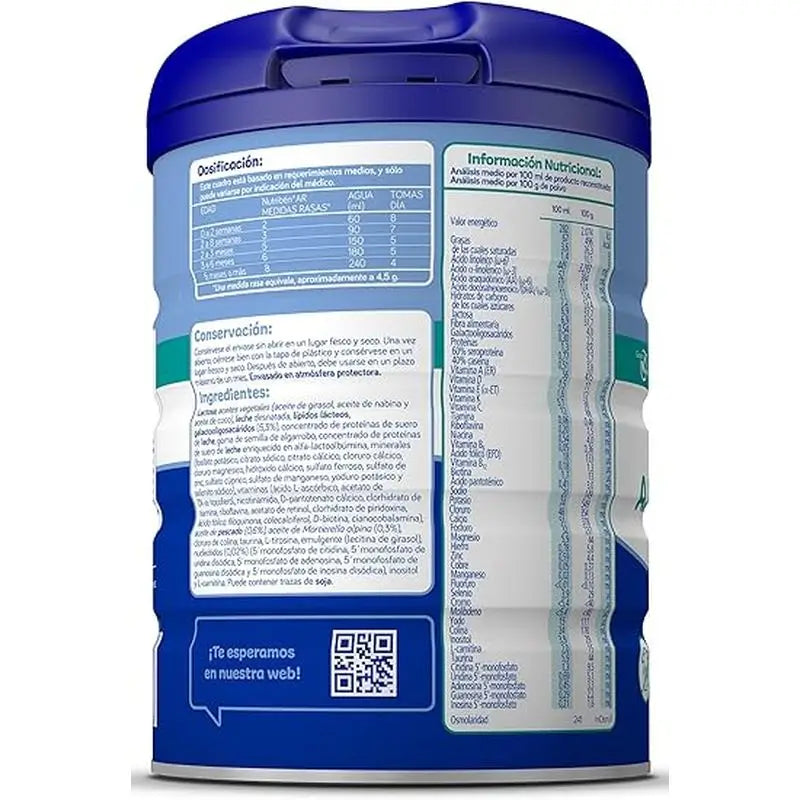 Nutribén AR Anti-Reflux und Anti-Regurgitation Milch, 12 X 800 Gramm