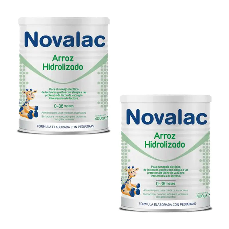 Novalac Hydrolysed Rice, Pack 2 X 400g