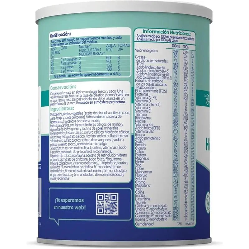 Nutribén Hydrolysierte 1 Milch Starter, 2 X 400 g