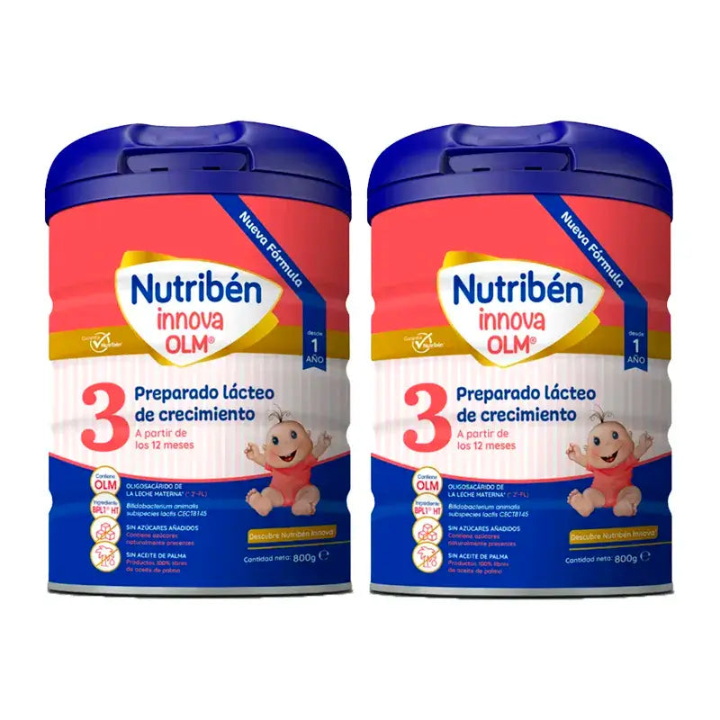 Nutribén Innova 3 Growth Milk, 2 X 800 grams