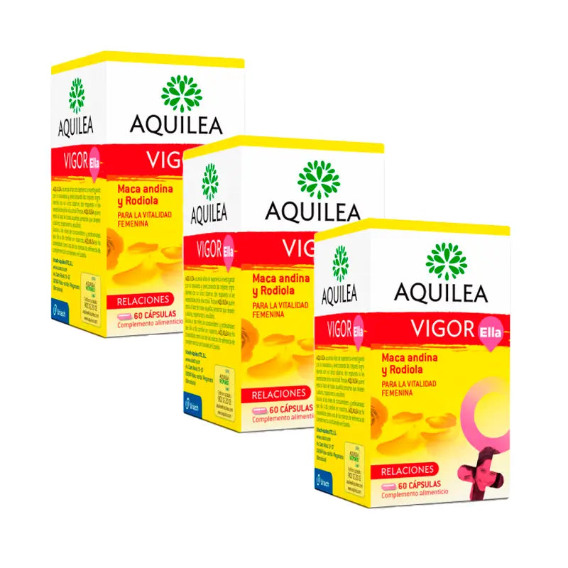 Aquilea Vigor Ella, Pack 3 x 60 capsules