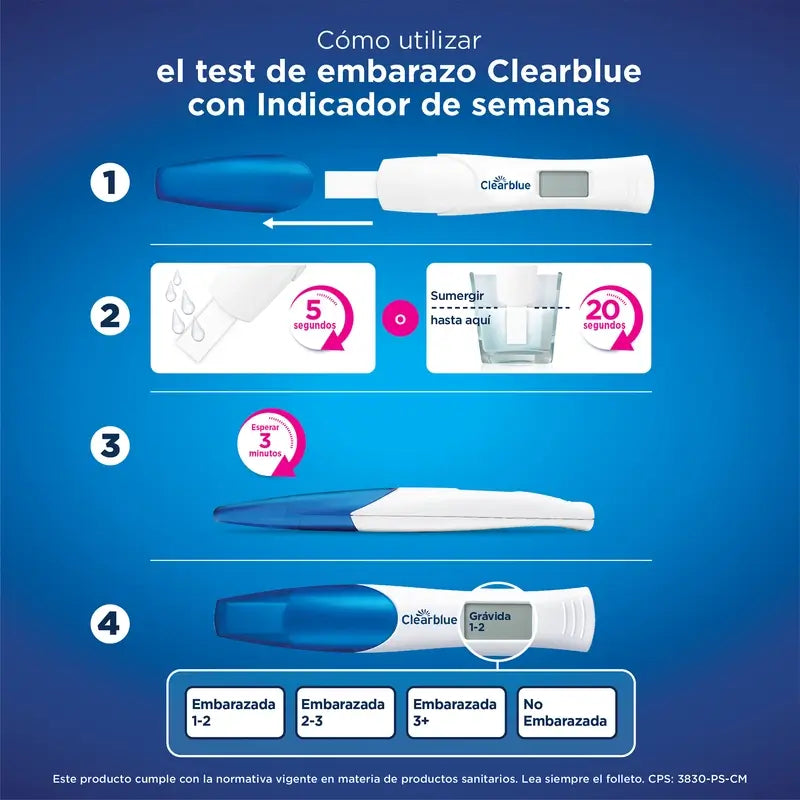 Clearblue Digital Schwangerschaftstest Pack, 6 Tests