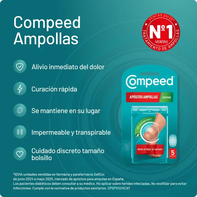 Compeed Pack Extreme Blister, 3x5 Einheiten