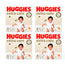 Huggies 4X Pack Extra Care Nappy Size 4 (8-14Kg), 132 Pcs.