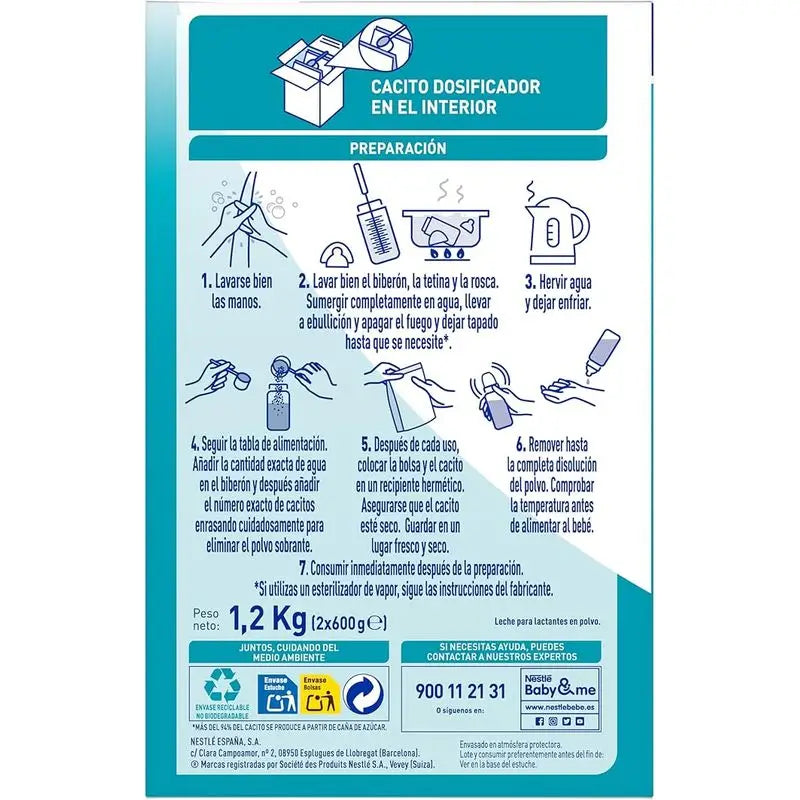 Nestlé Nan Optipro 1 Starter-Milch, 4X1200 g