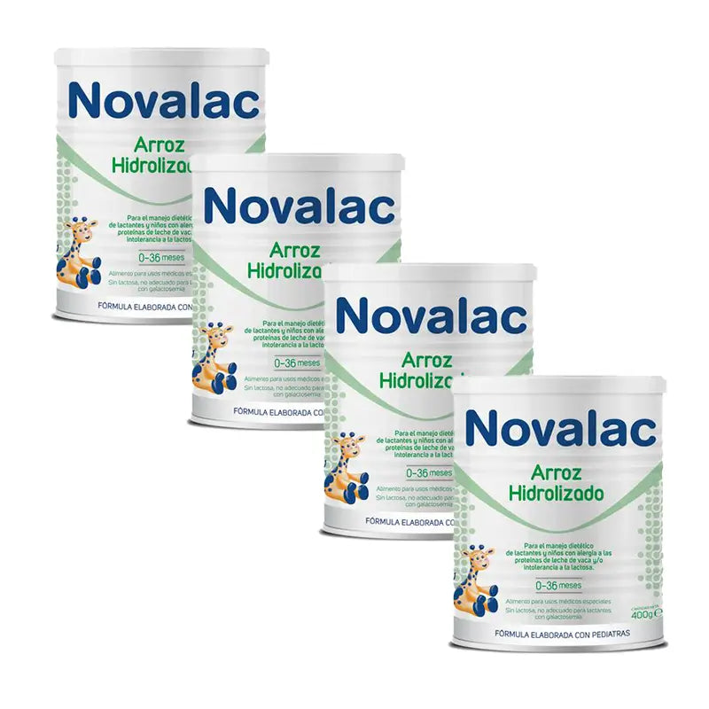Novalac Hydrolysed Rice, Pack 4 X 400 g