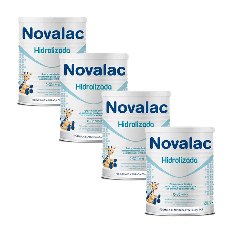 Novalac Hydrolyzed, Pack 4 X 400 g