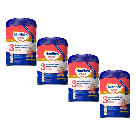 Nutribén Innova 3 Growth Milk, 4 X 800 grams
