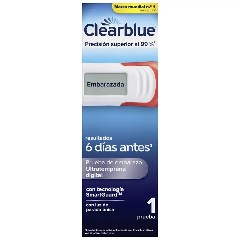 Clearblue Pack Ultra Early Digital Schwangerschaftstest, 6 Tests