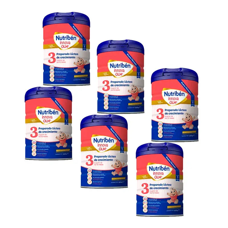 Nutribén Innova 3 Growth Milk, 6 X 800 grams