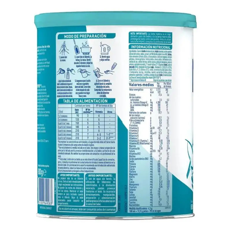 Nestlé Nan Optipro 1 Starter-Milch, 8X800 g