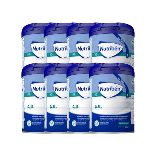Nutribén AR Anti-Reflux and Anti-Regurgitation Milk, 8 X 800 grams