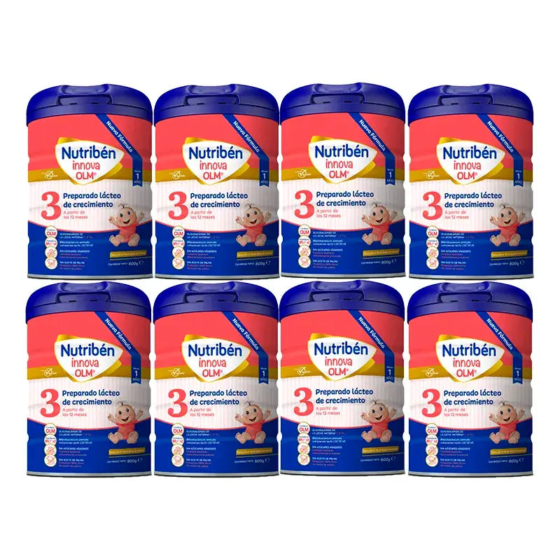 Nutribén Innova 3 Growth Milk, 8 X 800 grams