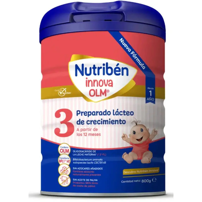 Nutribén Innova 3 Wachstum Milch, 8 X 800 Gramm
