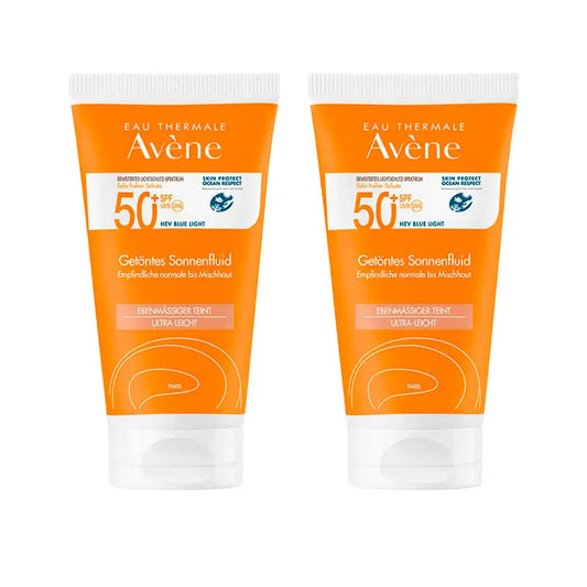 Avène Sun Fluid SPF50+ Colour 2x50 ml