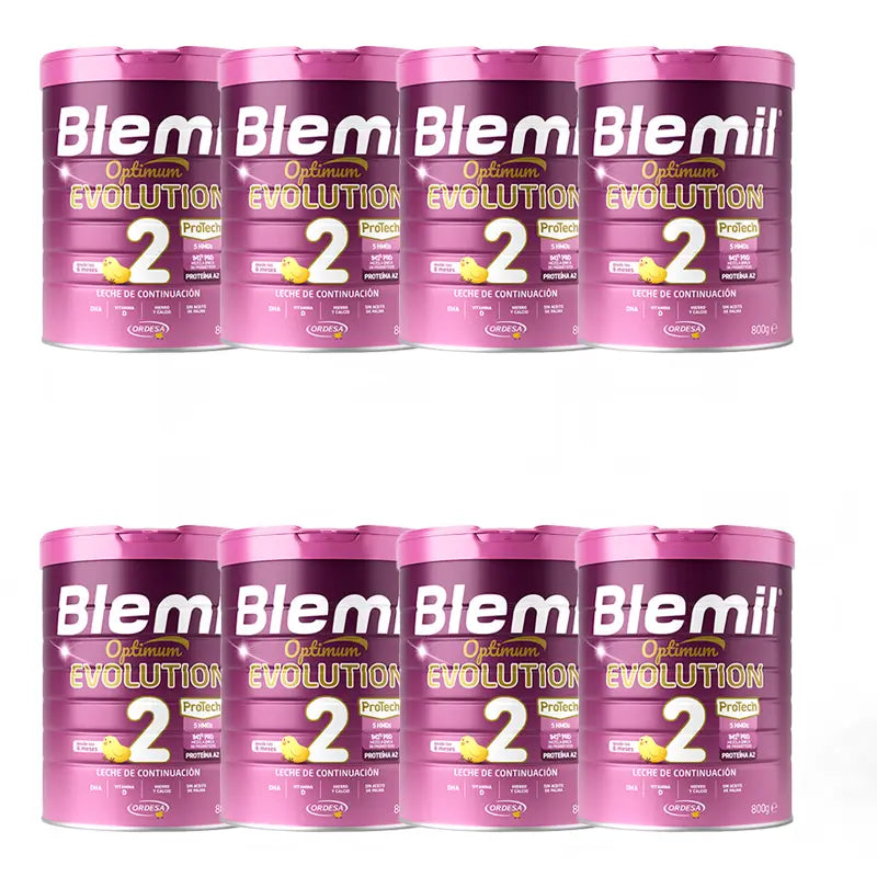 Blemil Optimum Evolution 2 Milk Formula, 8X800g