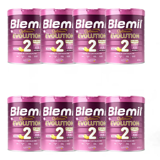 Blemil Optimum Evolution 2 Milk Formula, 8X800g