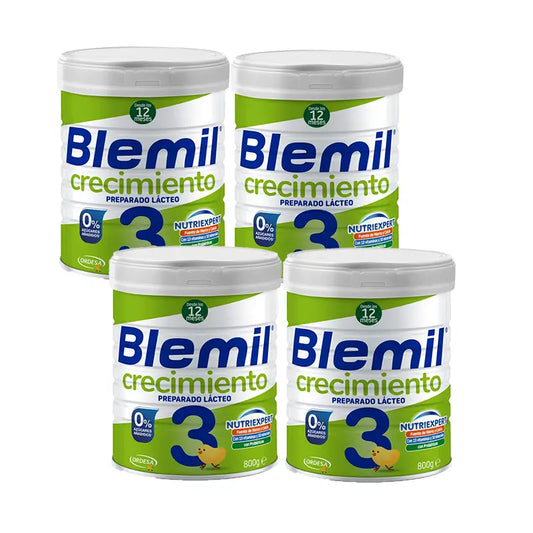 Blemil Plus 3 Growth 0% Sugar, 4x800g