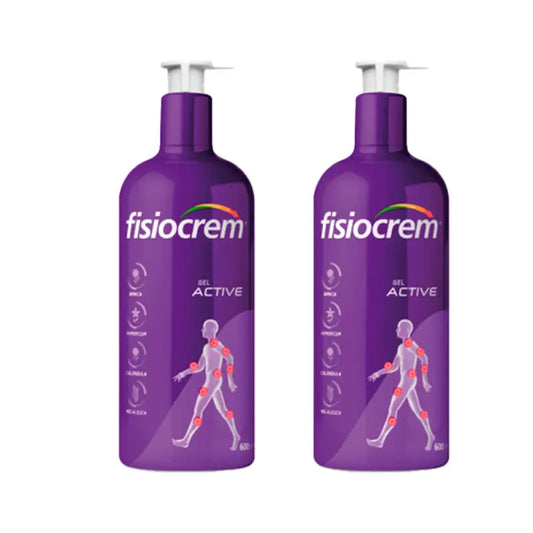 Fisiocrem Active Gel, Pack 2x600 ml