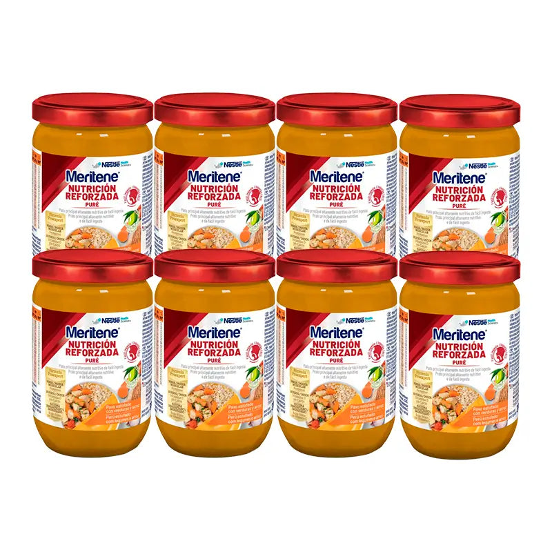 Meritene Pure Turkey with Rice and Carrot, 8x300g