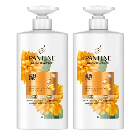 Pantene Miracles Cactus Anti Frizz Shampoo, Packung 2 x 500Ml