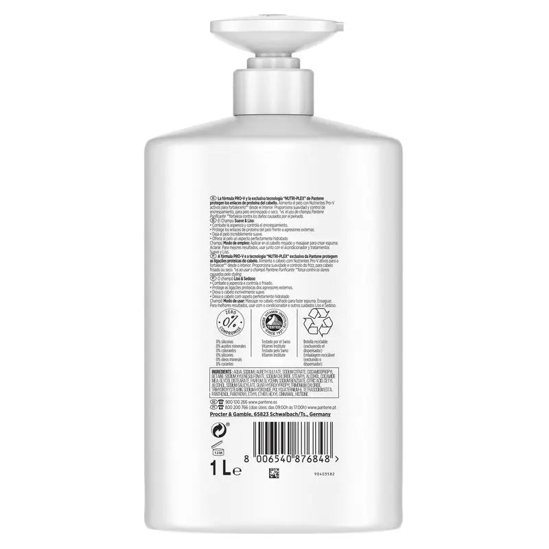 Pantene Nutri-Plex Glatt & Geschmeidig Shampoo 1000Ml
