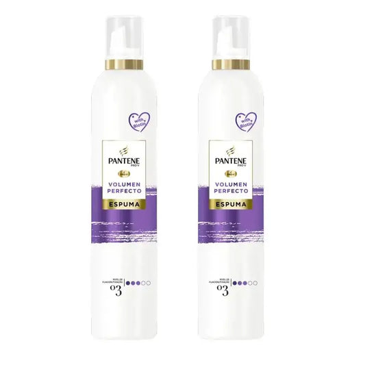 Pantene Pro-V Perfektes Volumen Pflegender Schaum, Packung 2 x 300 ml