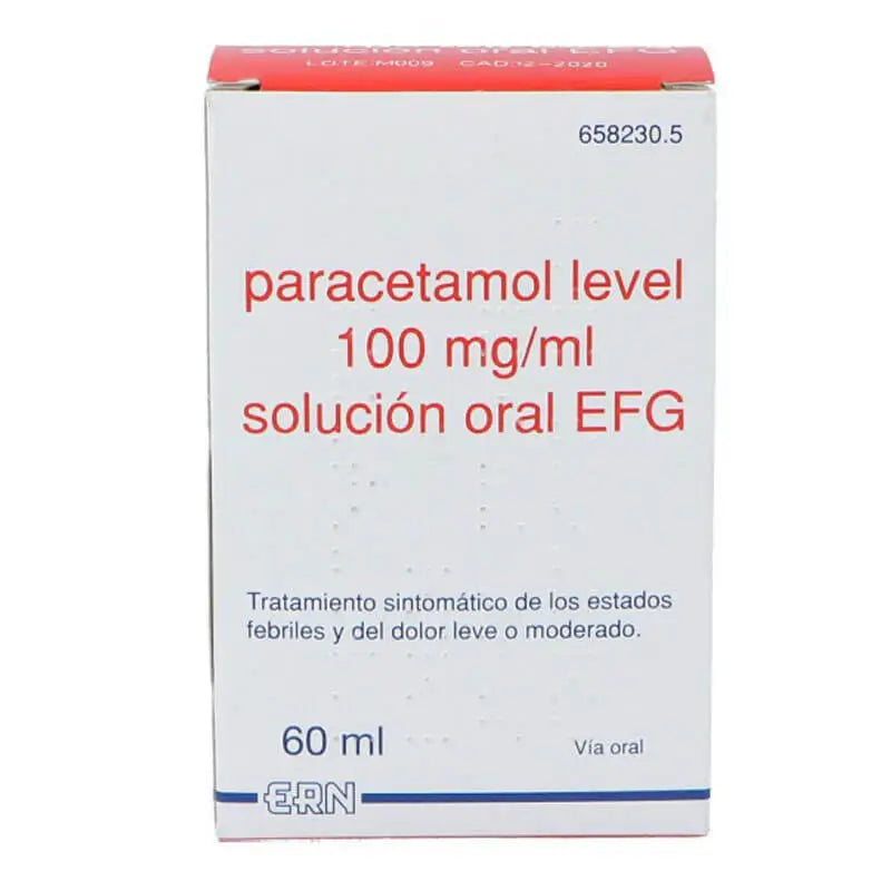 Paracetamol Level 100 mg/ml Lösung zum Einnehmen EFG 60 ml