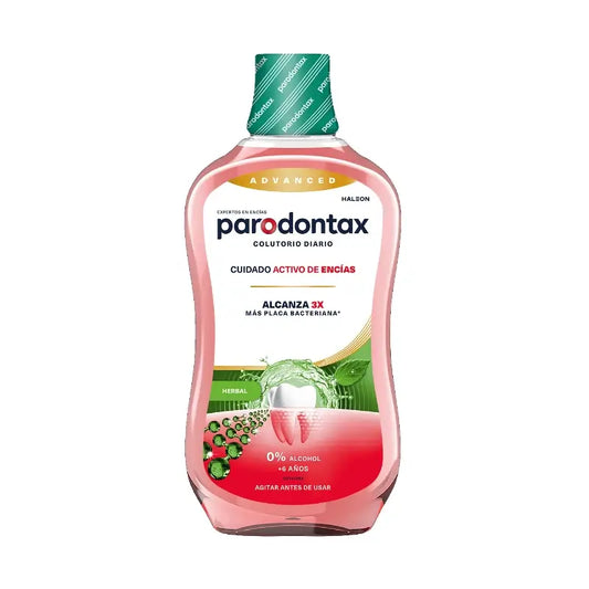 Parodontax Tägliche pflanzliche Zahnfleischpflege Mundspülung, 500 ml