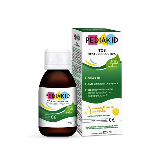 Pediakid Zitronensirup Trockener & produktiver Husten 125Ml