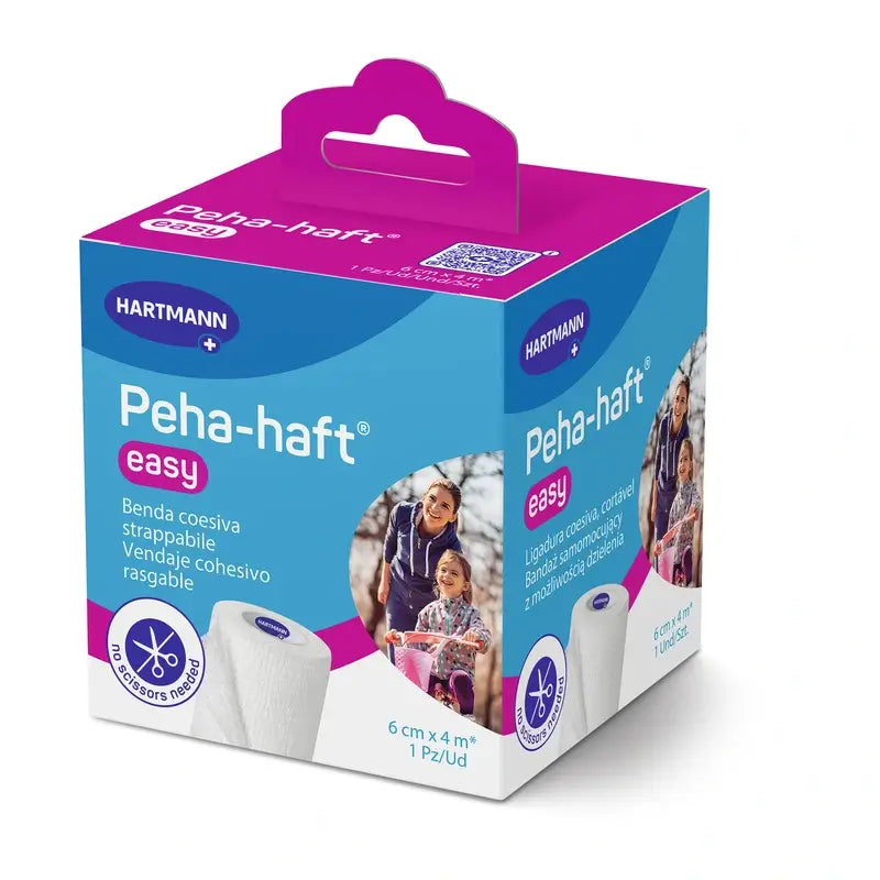 Peha-Haft Kohäsivbandage Easy Weiß 6X4 , 1 Stück