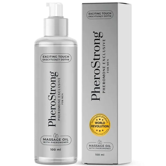 Pherostrong Exklusives Massageöl für Männer, 100 ml