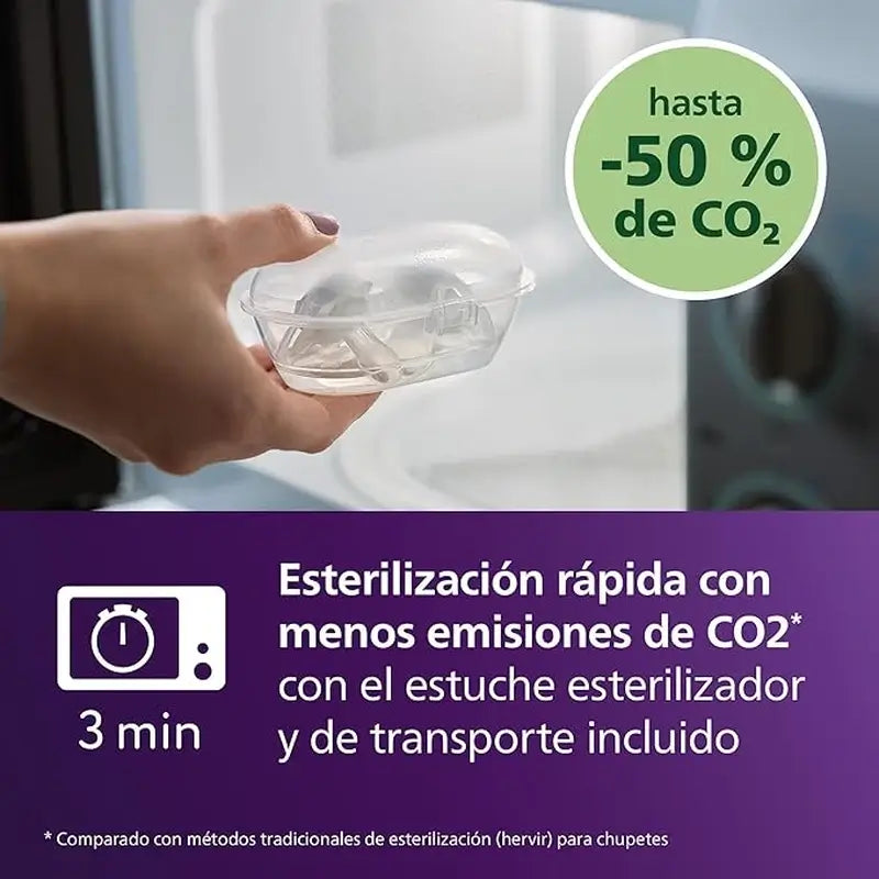 Philips Avent 2 Ultra Air Nachtschnuller 0-6m Baby Mädchen